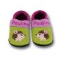 Preview: Krabbelschuhe Igel mit Blume